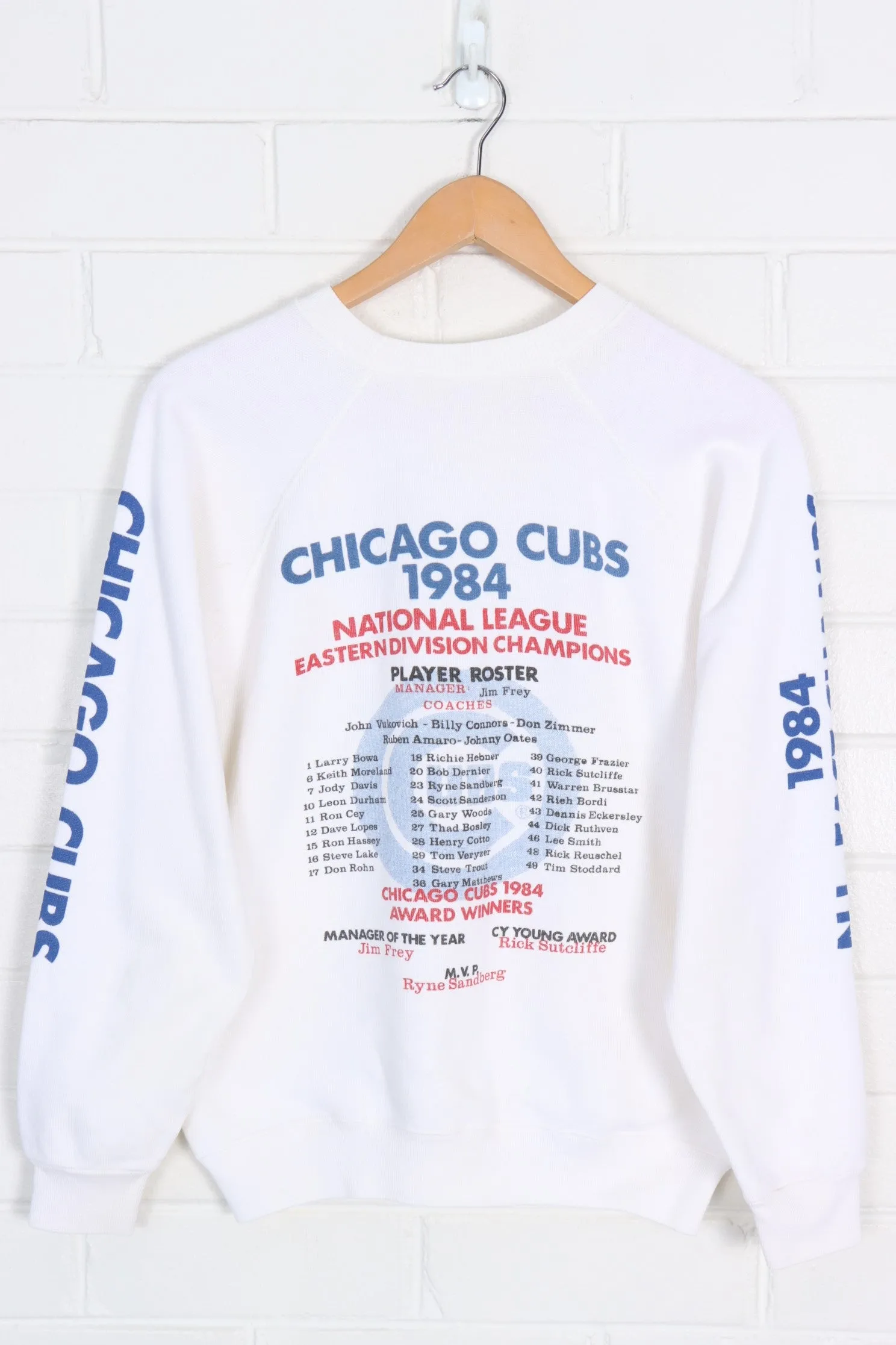 1984 Vintage Chicago Cubs Pro Sport MBL Baseball Sweatshirt (S-M)