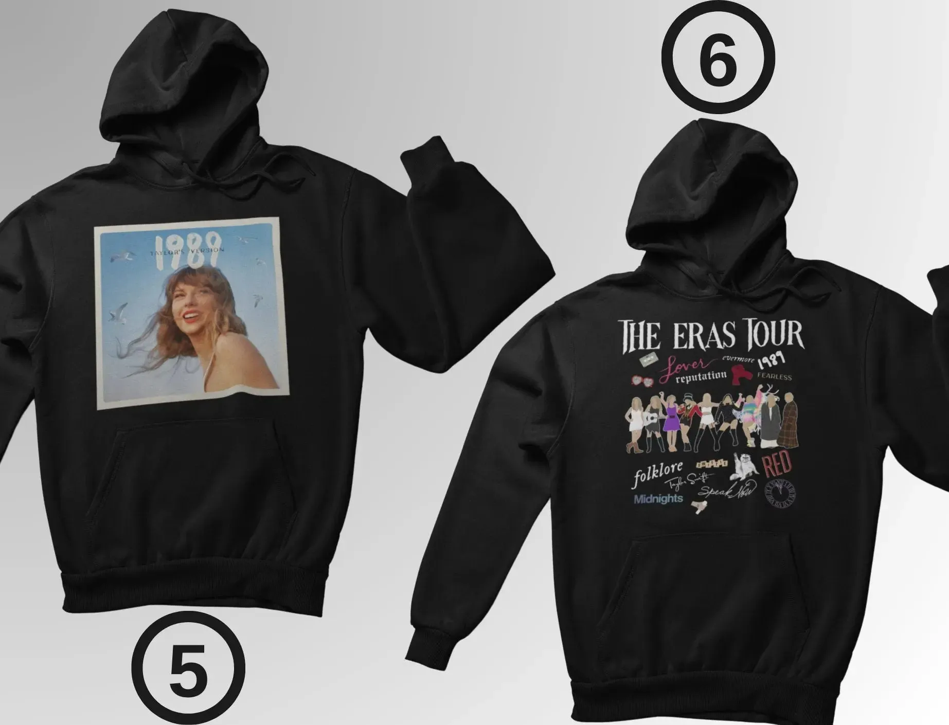 1989 Taylor's Version Hoodie, Swiftie Sweatshirt,Unisex Cotton Pullover Hoodie,Taylor Swift Lover Gifts,Eras Tour Hoodie