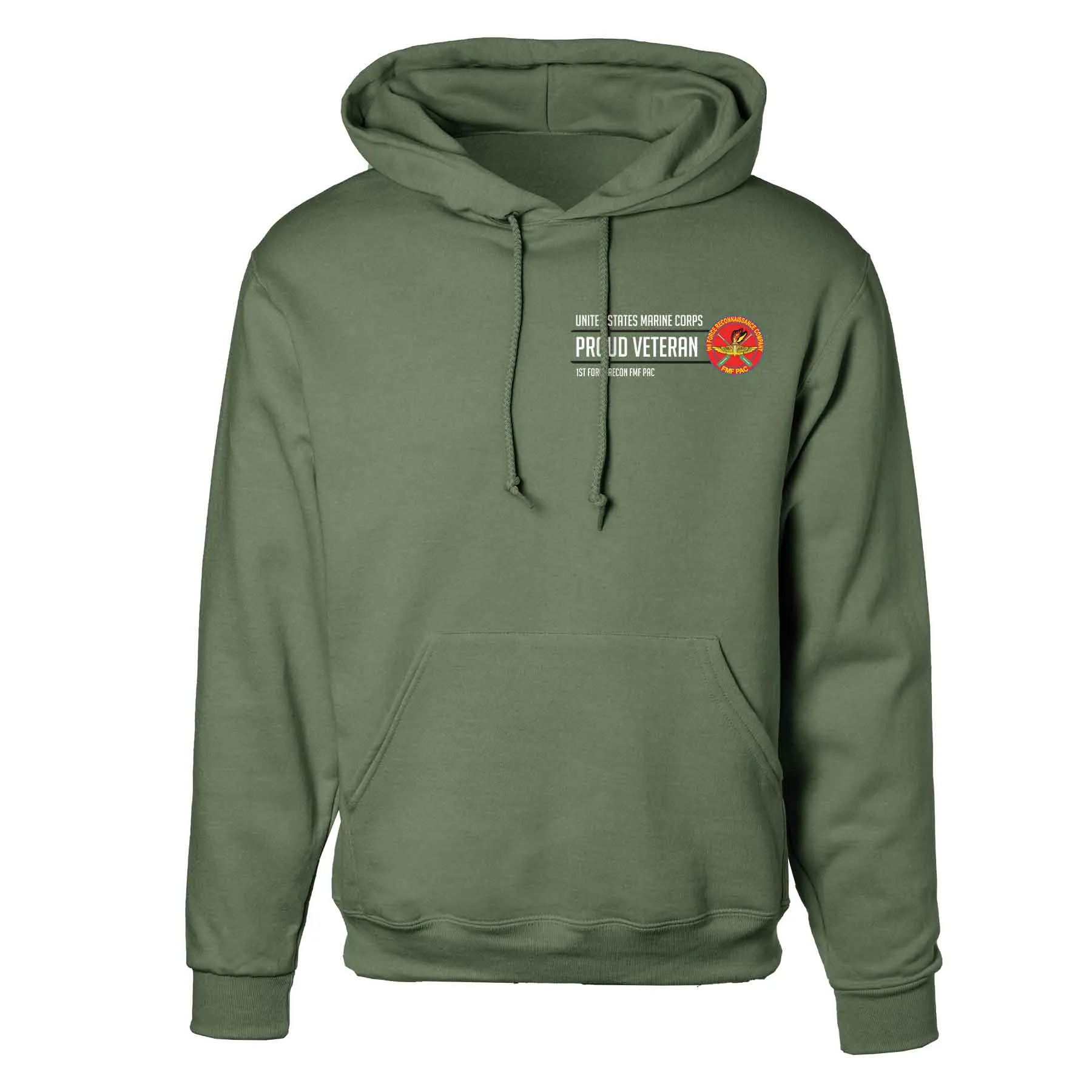 1st Force Recon FMF PAC Proud Veteran Hoodie