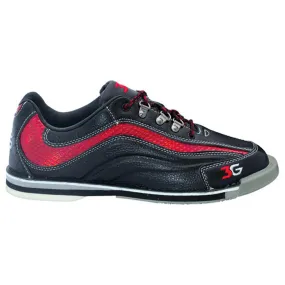 3G Mens Sport Ultra Black Red Left Hand Bowling Shoes