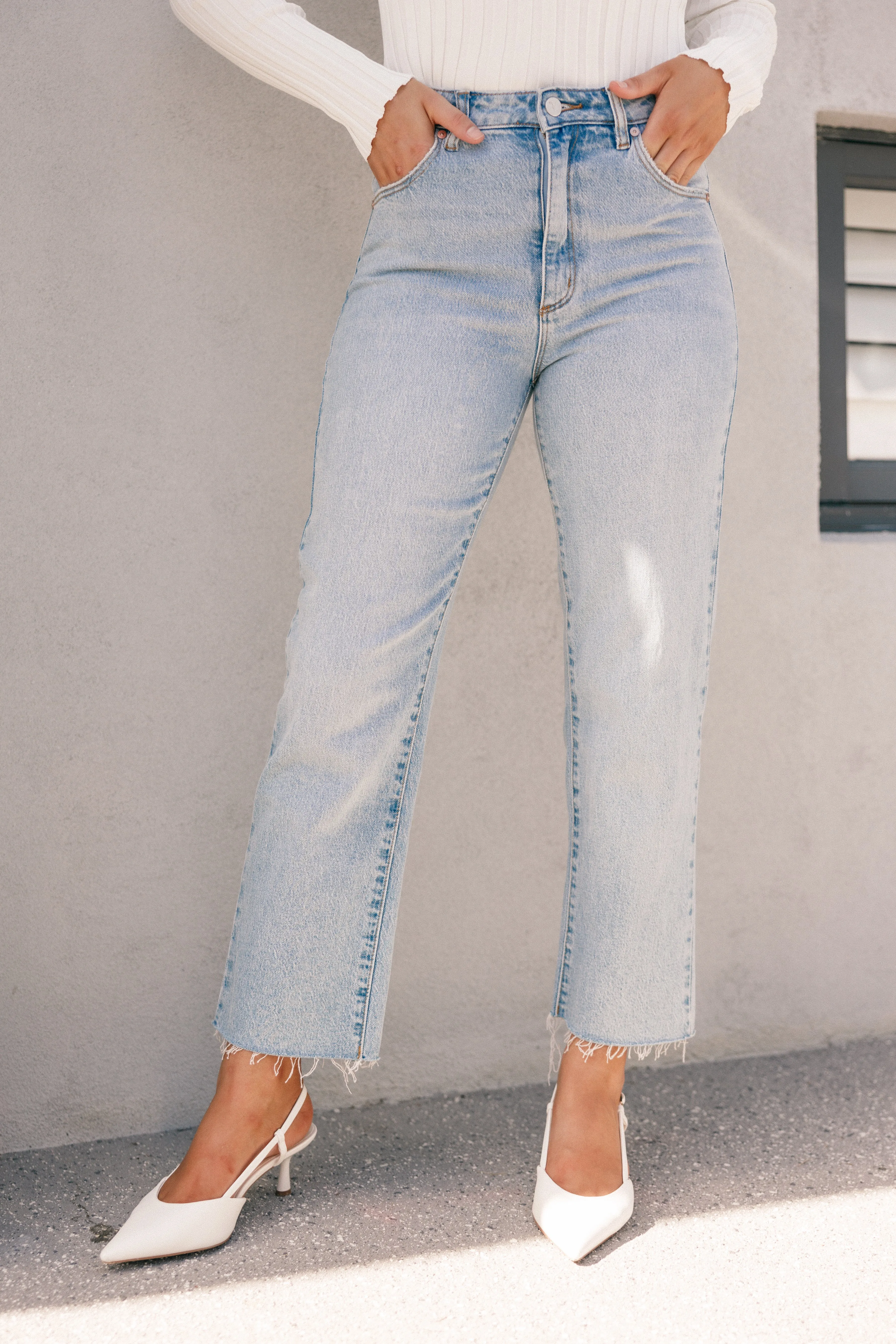 Abrand Venice Straight Jeans - Candice