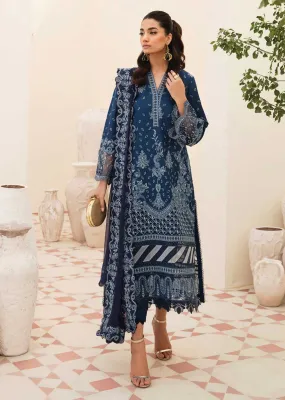 ACL-09 - Azure - Unstitched - Chickenkari Lawn Collection by Afrozeh 2023