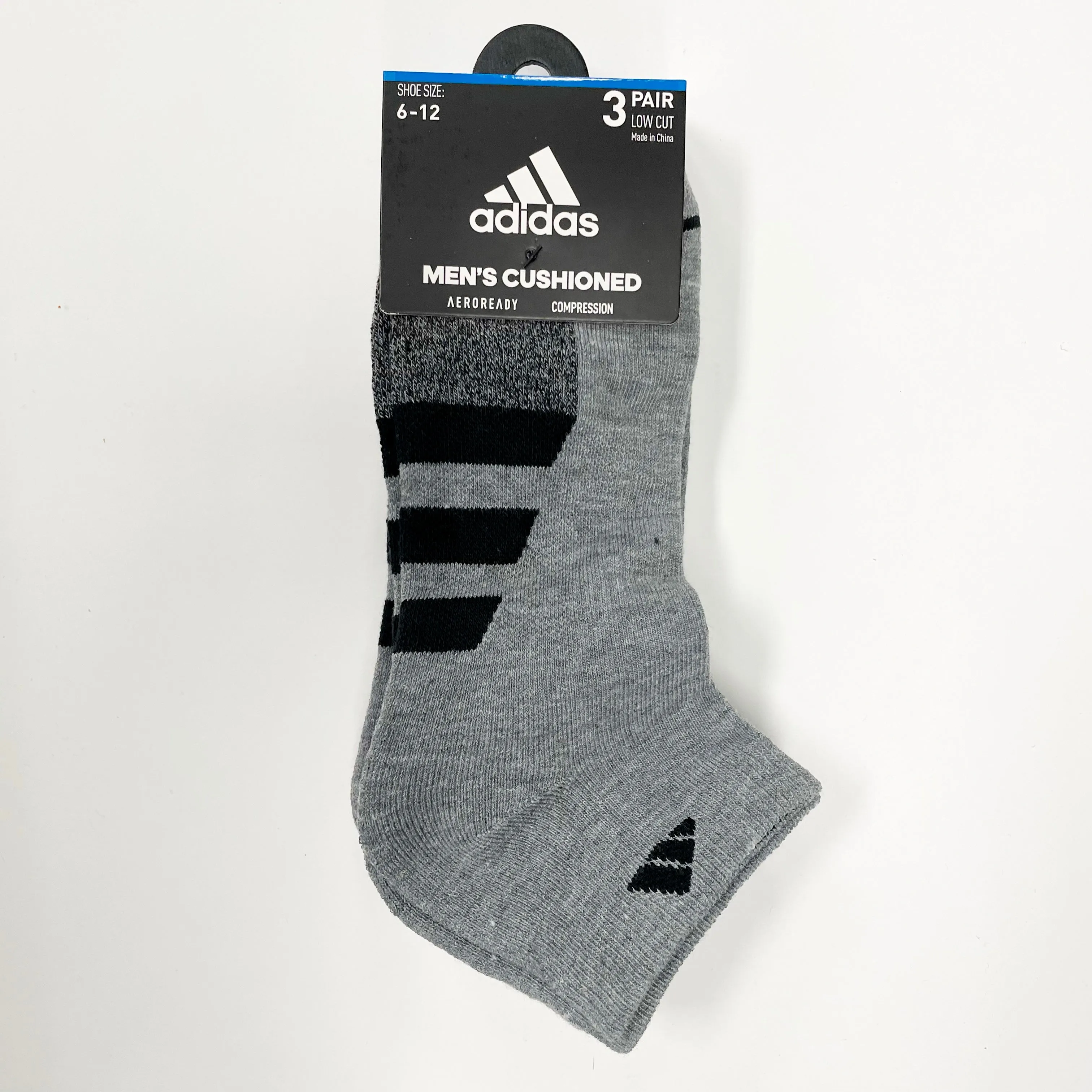 Adidas Men's Cushion low-cut 3 pairs socks