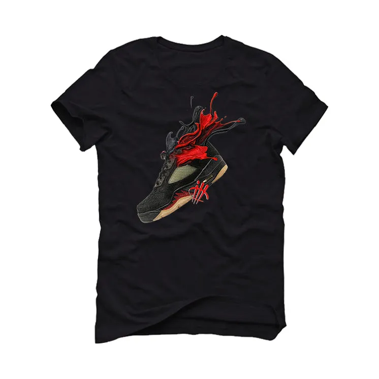 Air Jordan 5 GORE-TEX Black T-Shirt (SPLASH)