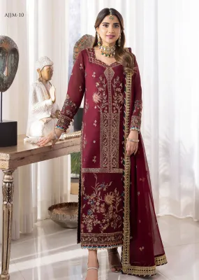 AJJM-10 Unstitched Jhilmil by Asim Jofa