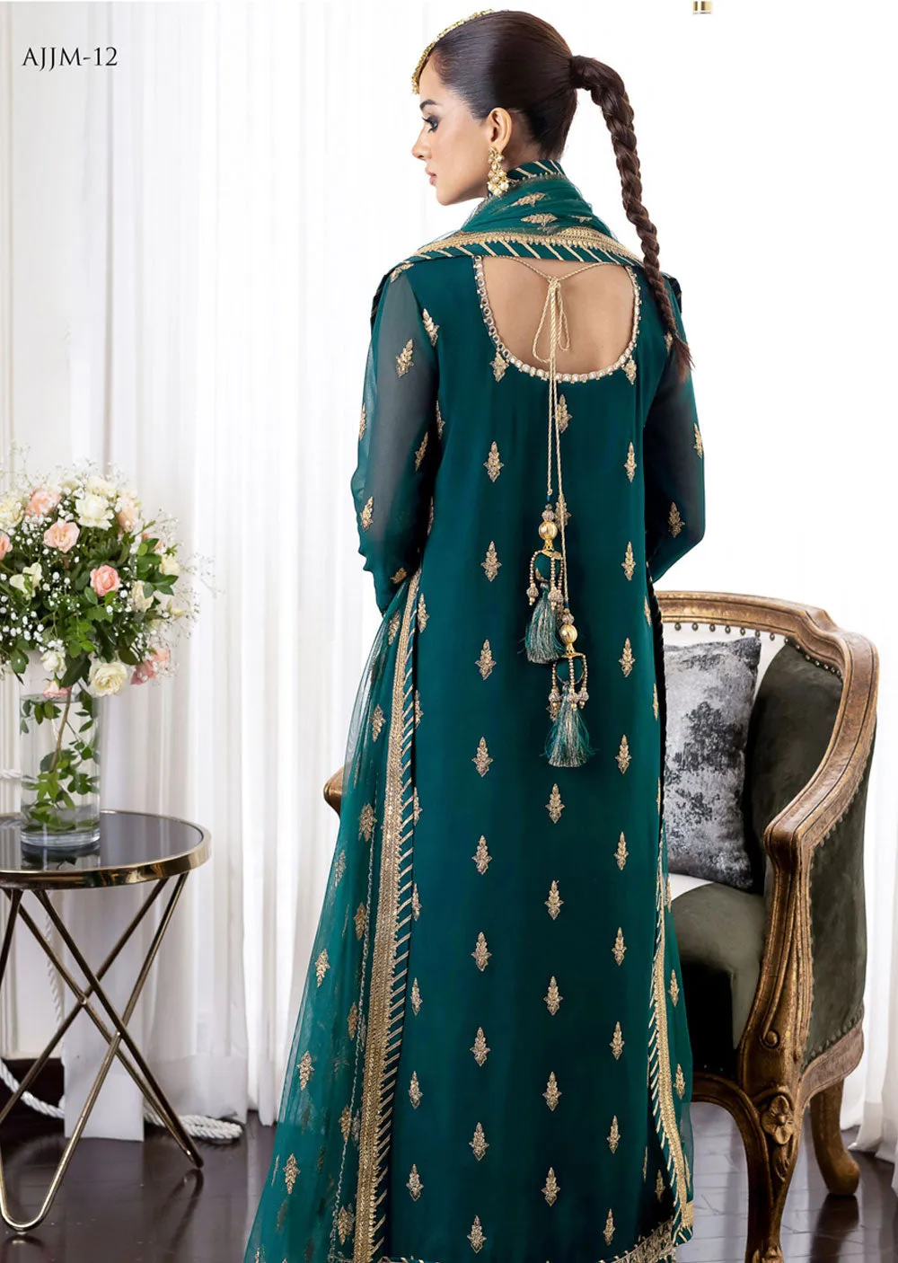 AJJM-12 Unstitched Jhilmil by Asim Jofa