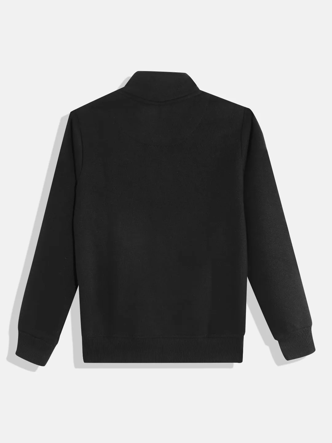 Alcis Boys Black Solid Sweatshirt