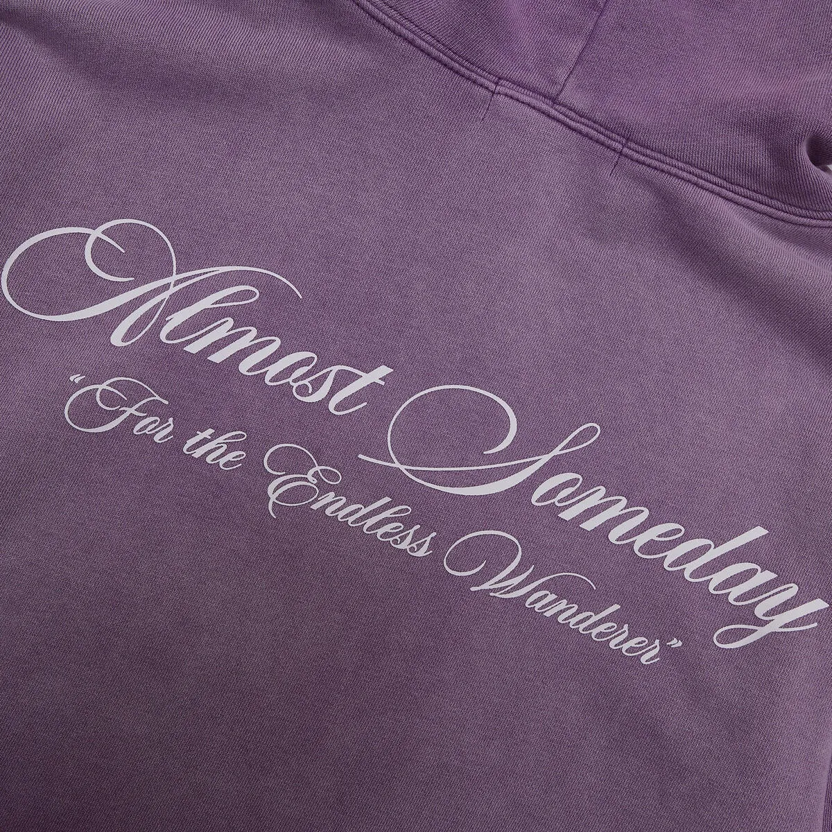 Almost Someday SIGNATURE SUNFADE HOODIE 2.0 (sunfade purple)