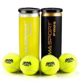 AMASPORT Padel Pro/Pro /Pro S Padel Paddle Tennis Balls 3 Pcs for Training Balls