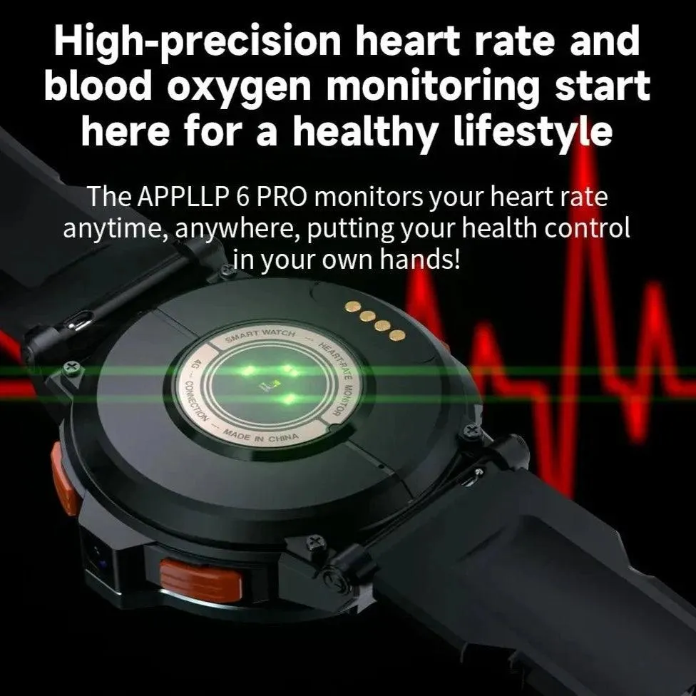 APPLLP 6 PRO: Smartwatch with GPS, 4G, and Fitness Tracking