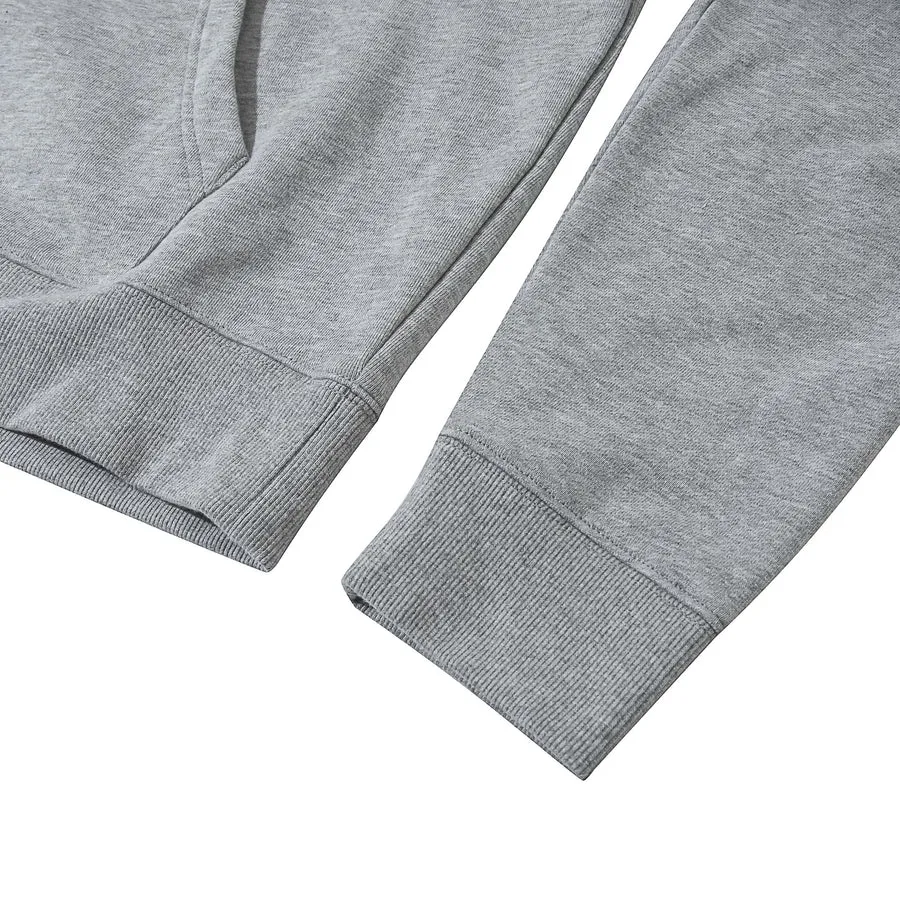 ASUSL CHECKS LOGO HOODIES-GREY