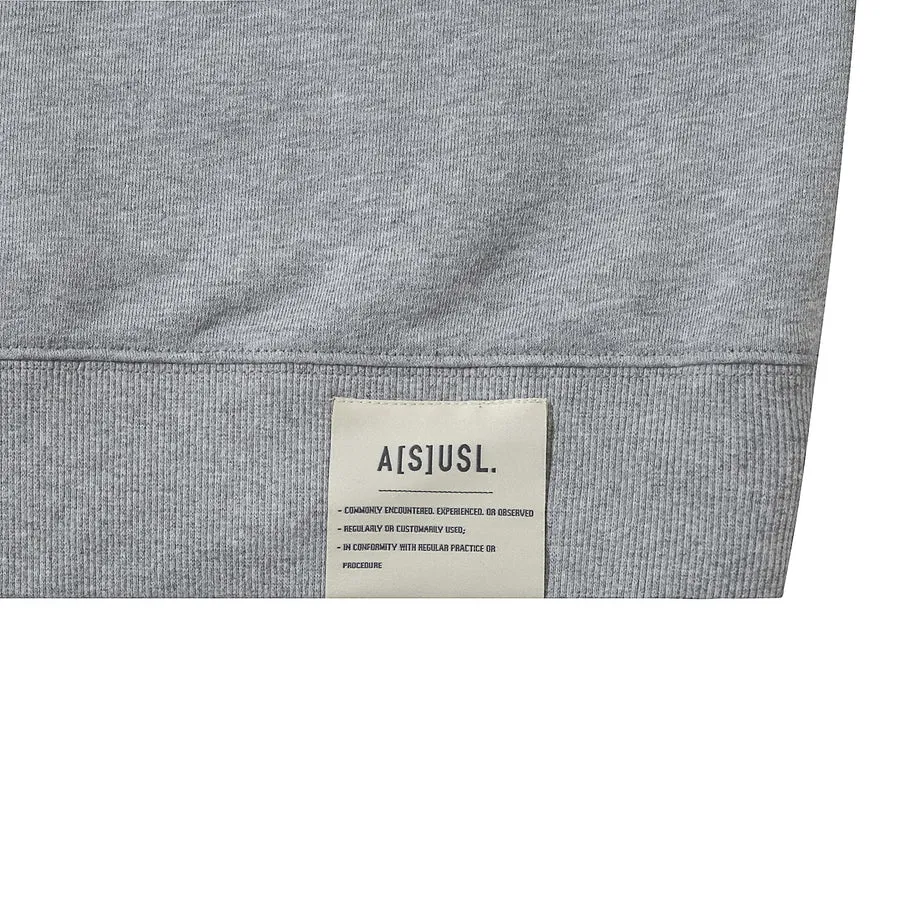 ASUSL CHECKS LOGO HOODIES-GREY