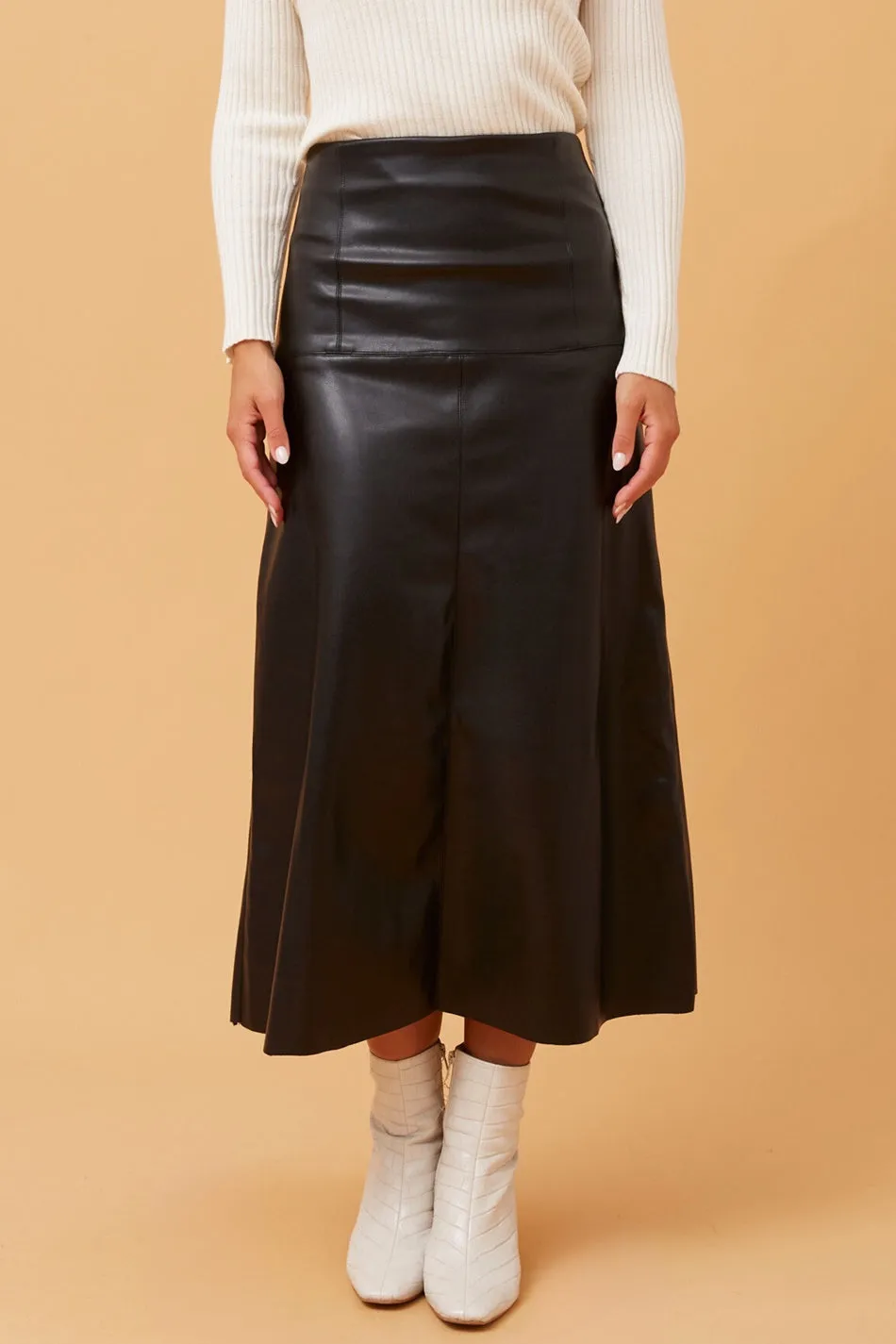 AUBREE LEATHER SKIRT