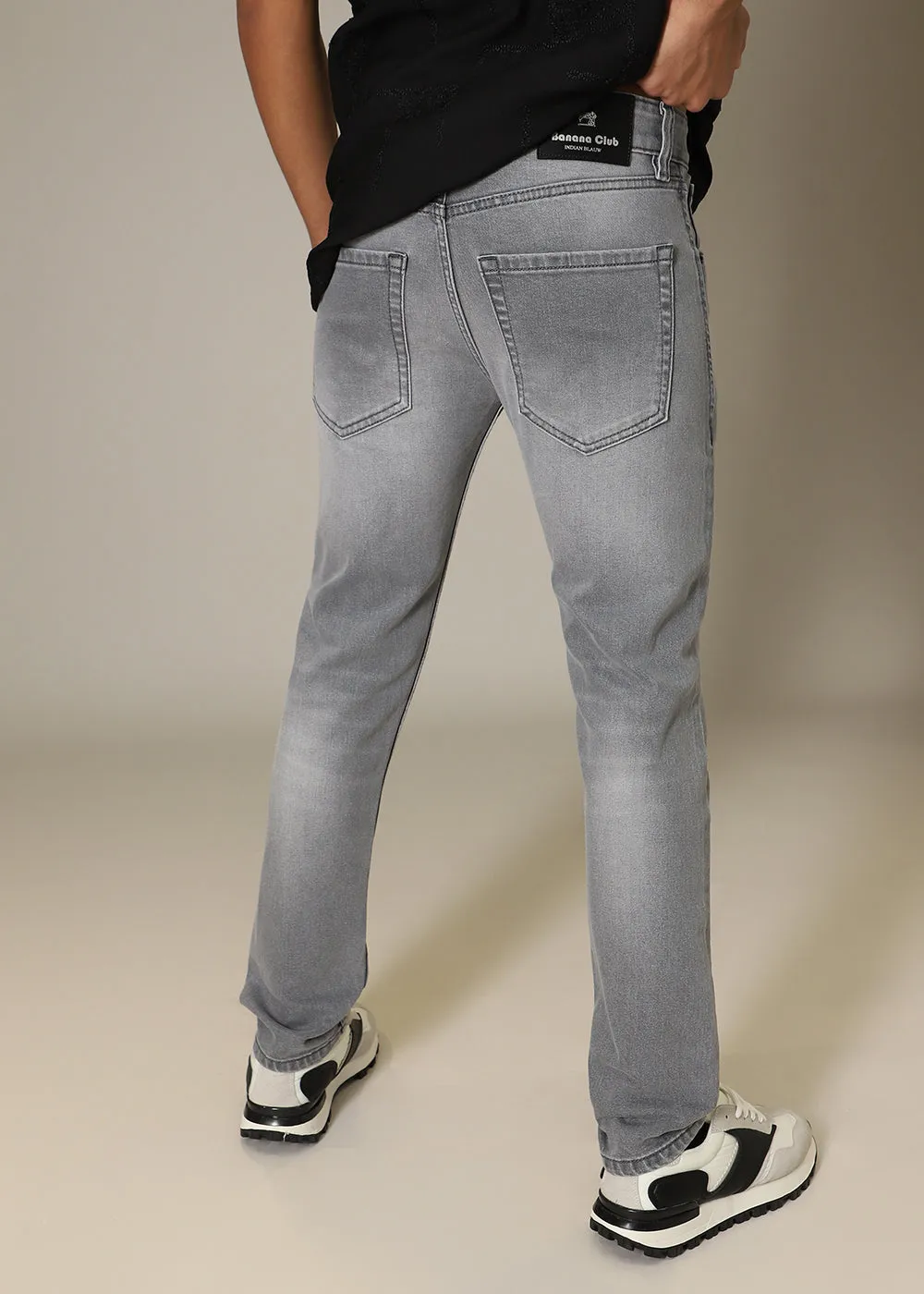 Aura Gray Slim fit Jeans