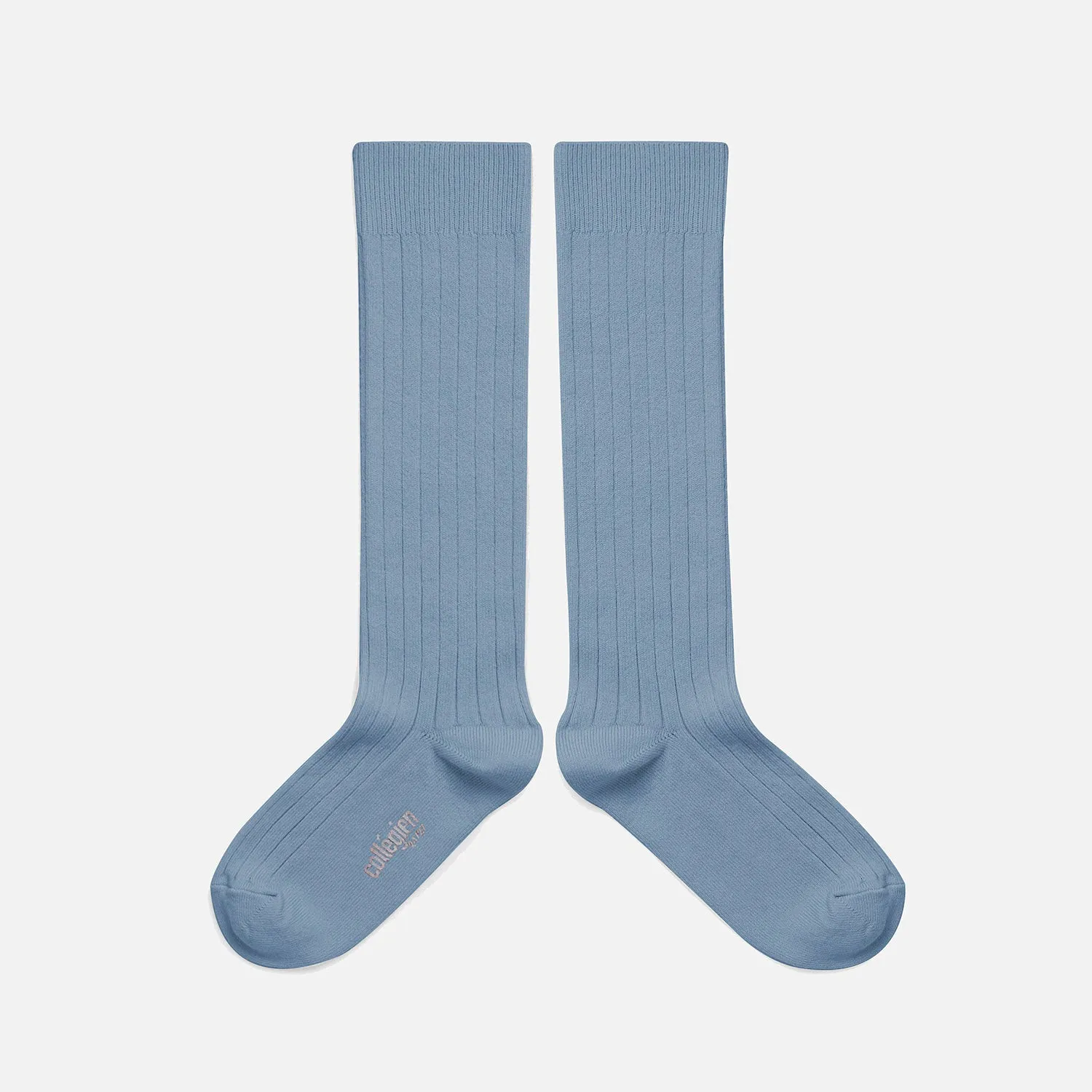 Babies & Kids Cotton Knee Socks - Azure