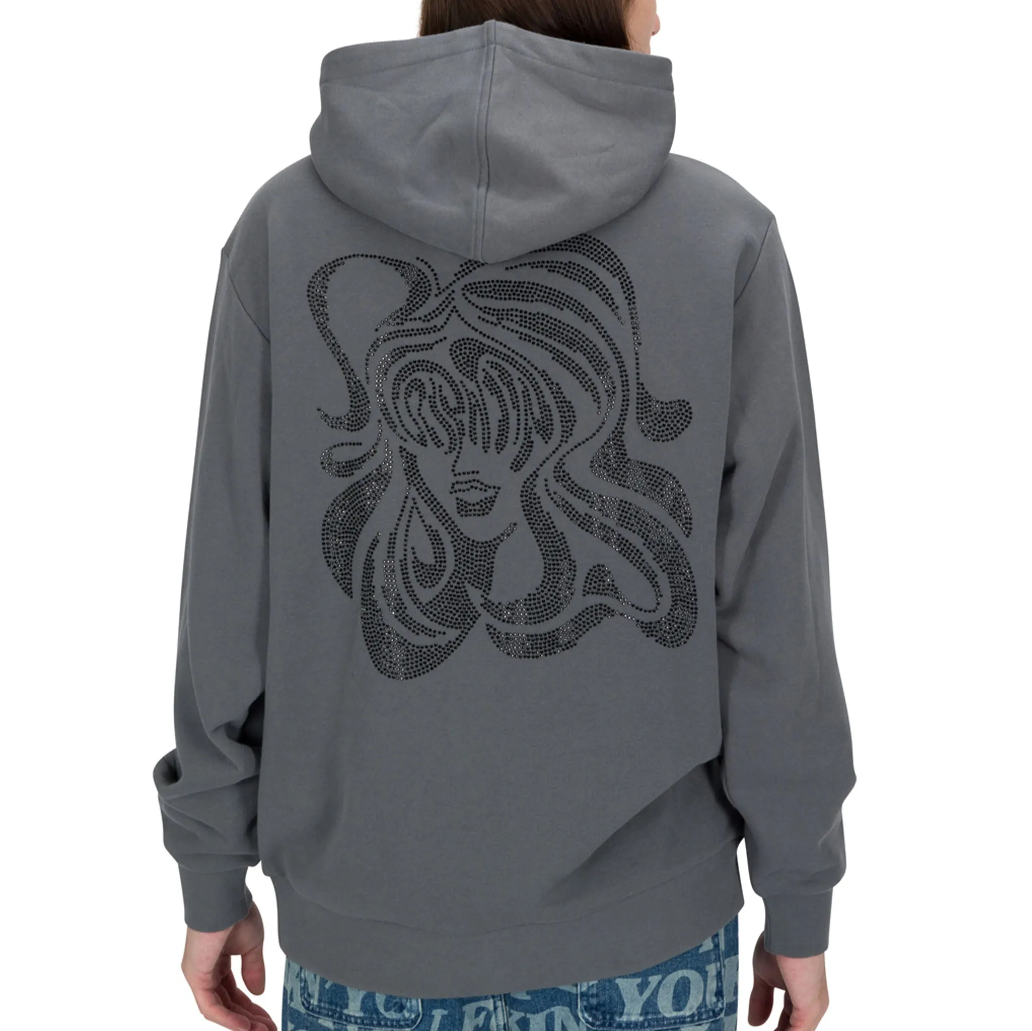 Beautiful Trip Rhinestone Hoodie (Charcoal)