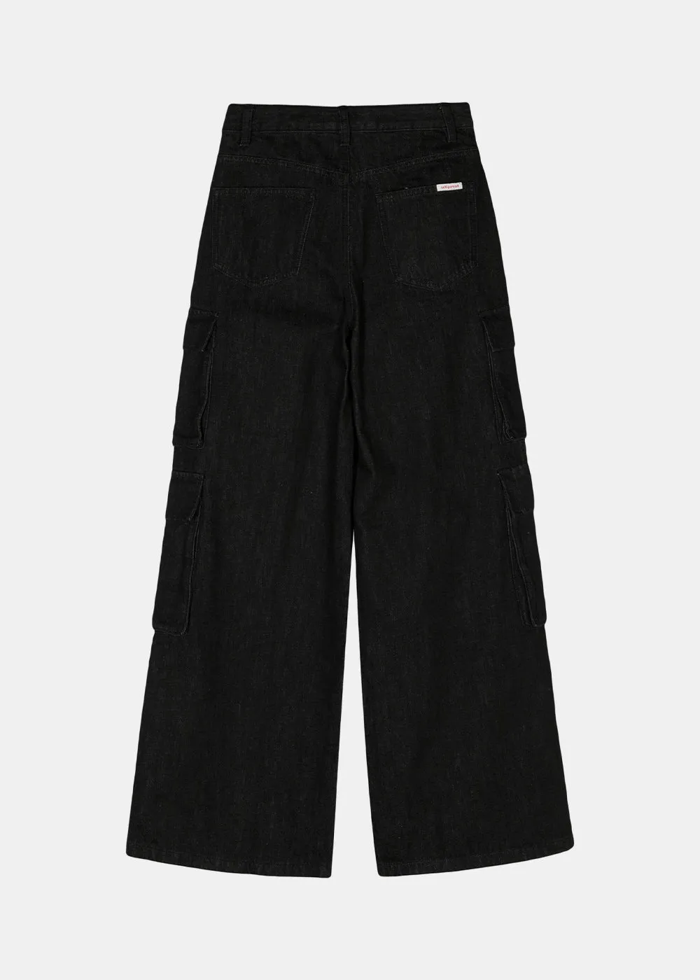 Black Cargo Jeans