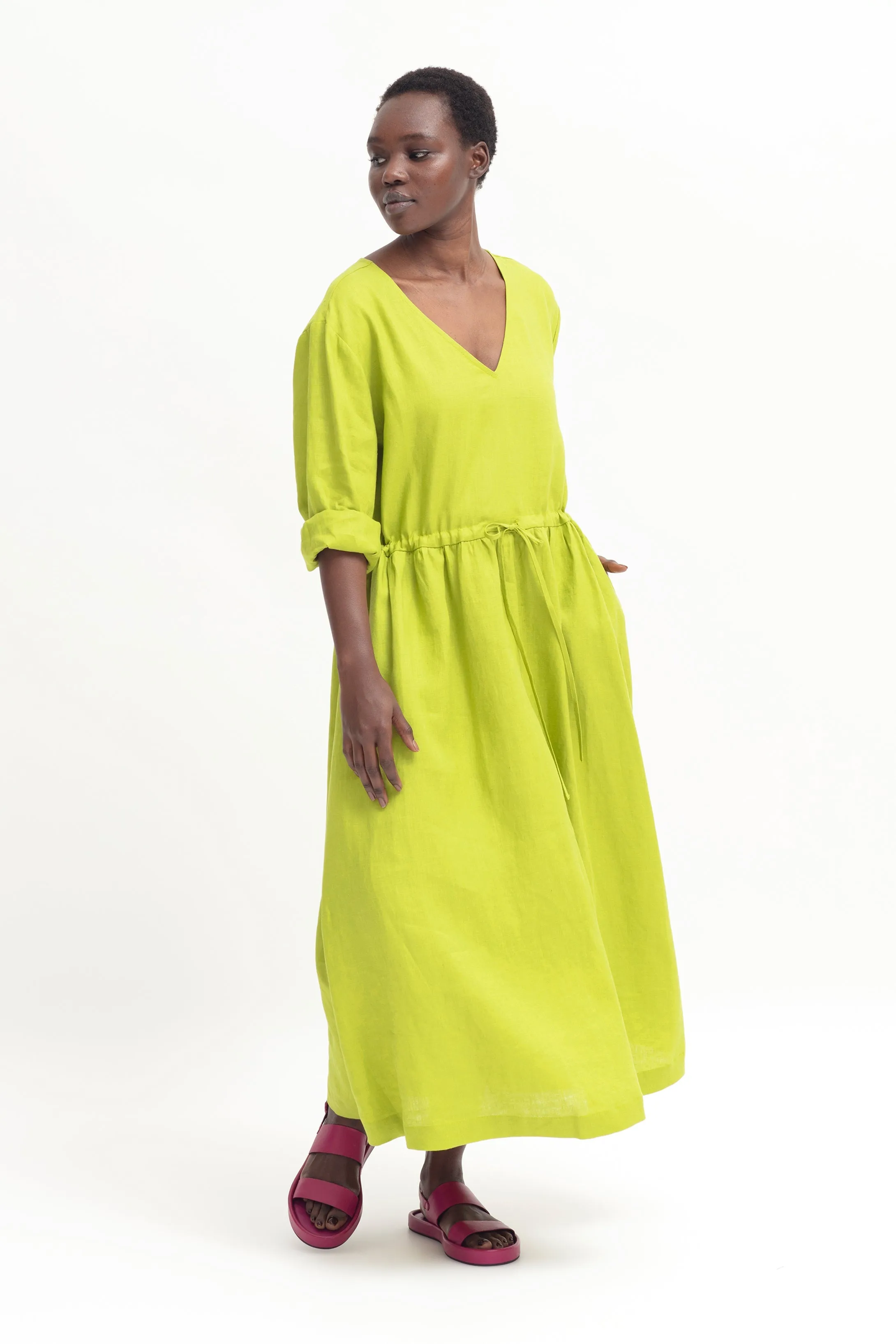 Blossa Linen Dress