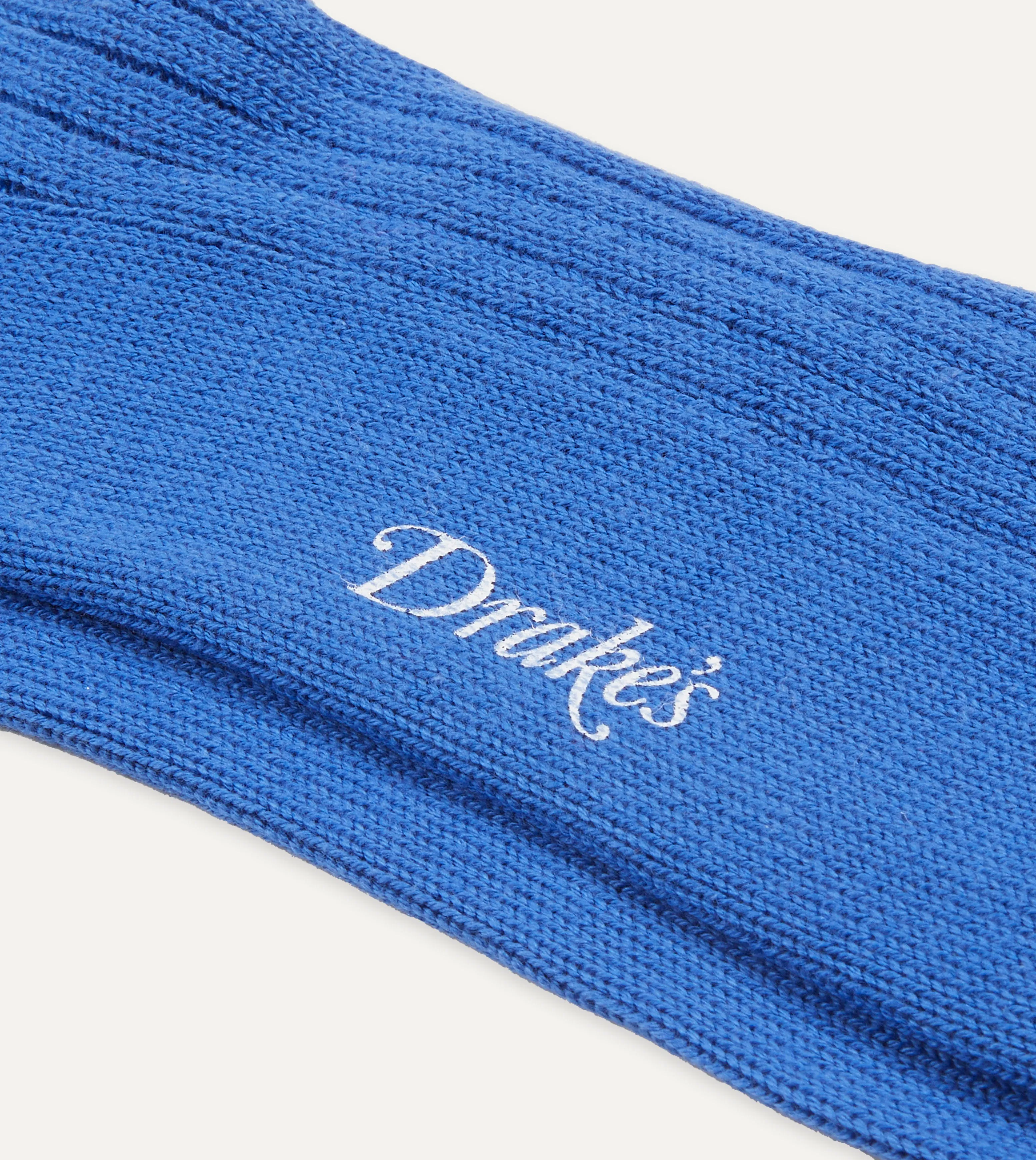 Blue Cotton Sports Socks