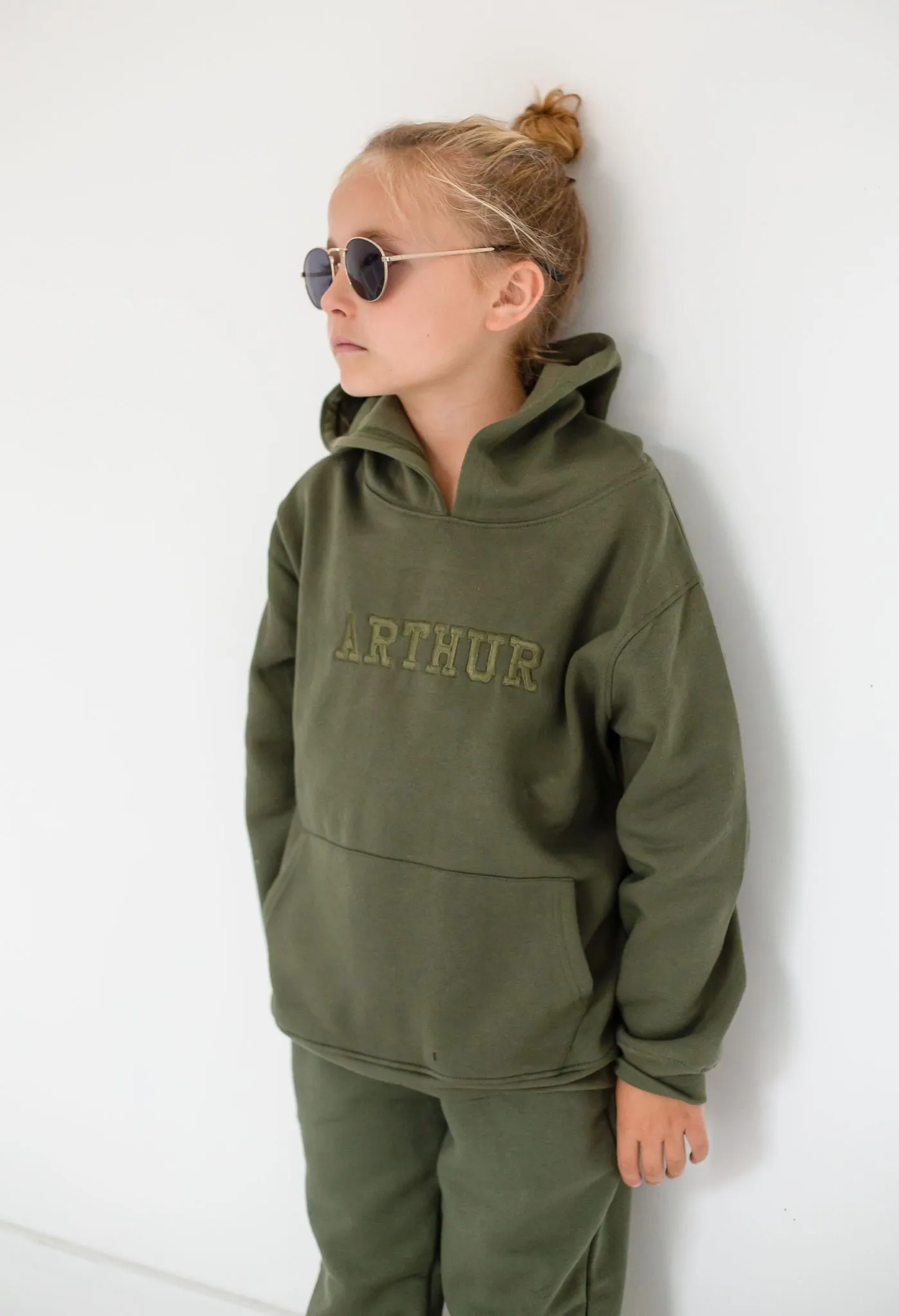 Boys Khaki Hoodie