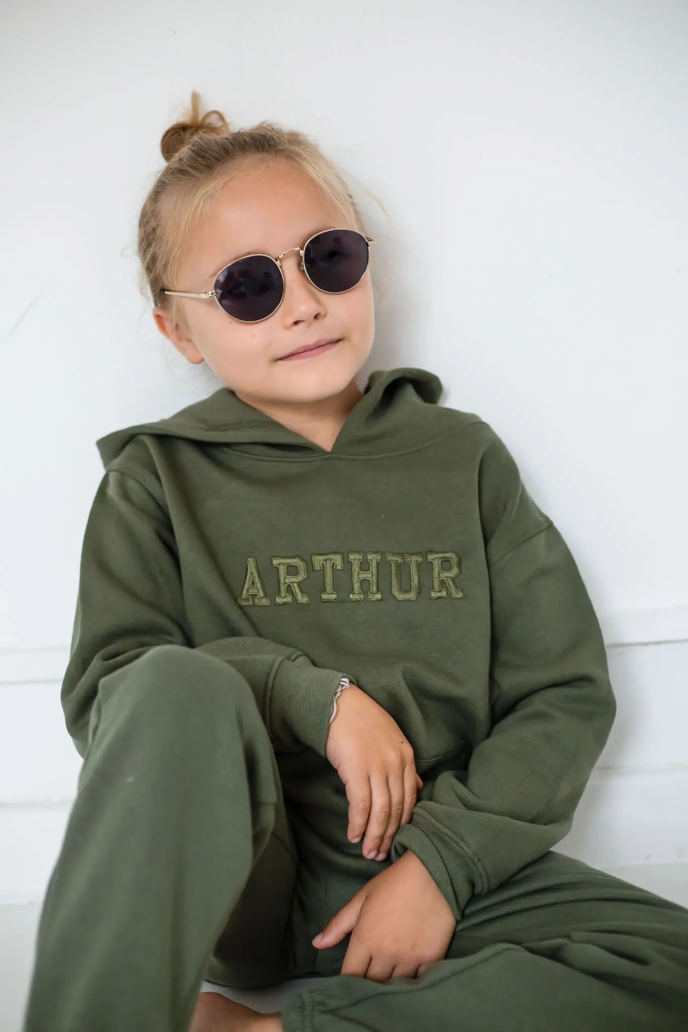 Boys Khaki Hoodie