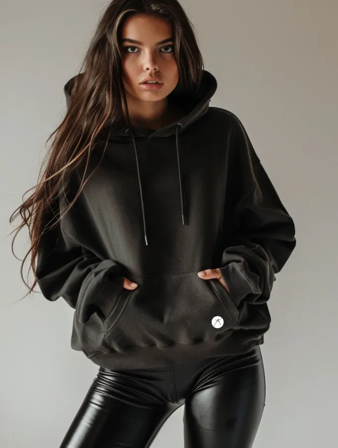 BURRBEAR HOODIE - BLACK