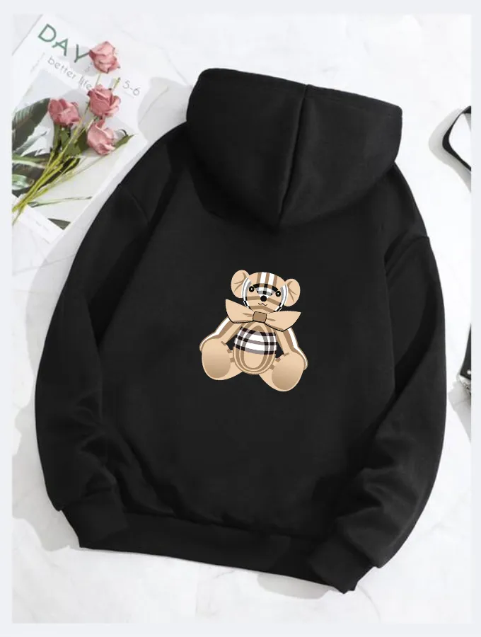 BURRBEAR HOODIE - BLACK