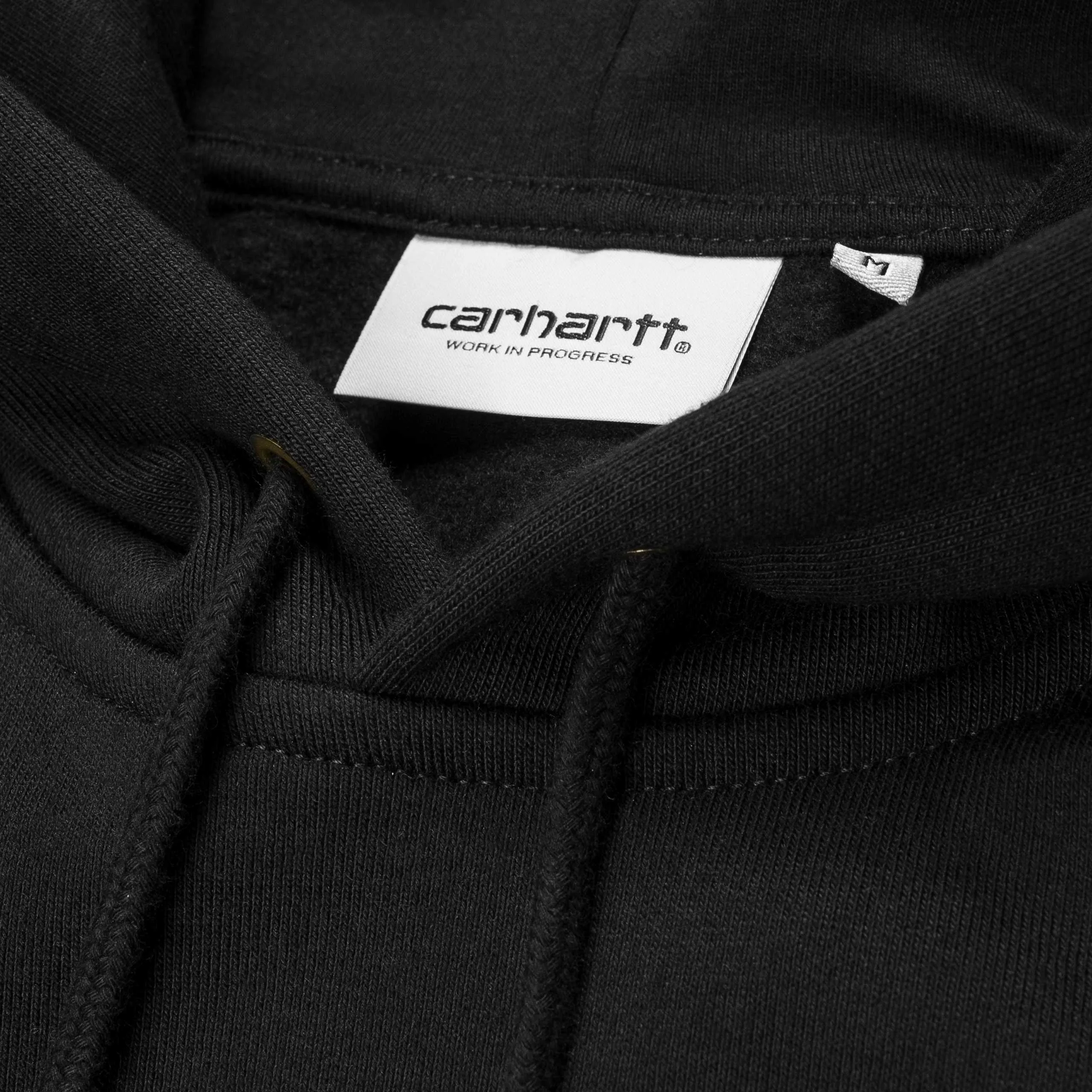 Carhartt Hooded Chase Sweat Black / Gold