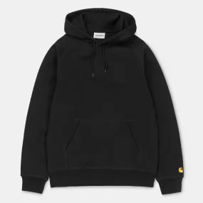 Carhartt Hooded Chase Sweat Black / Gold