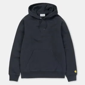 Carhartt Hooded Chase Sweat Dark Navy / Gold