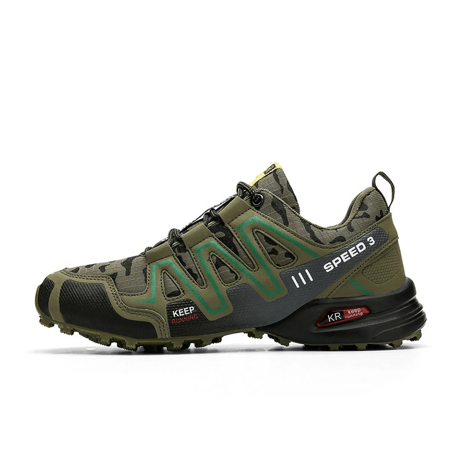 CASUAL CAMO LIGHTWEIGHT DRAWSTRING OUTDOOR SPORT SHOES