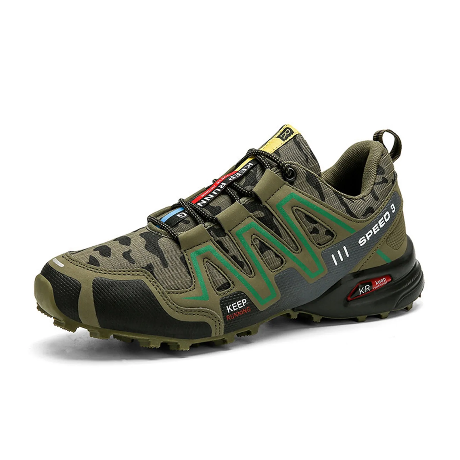 CASUAL CAMO LIGHTWEIGHT DRAWSTRING OUTDOOR SPORT SHOES