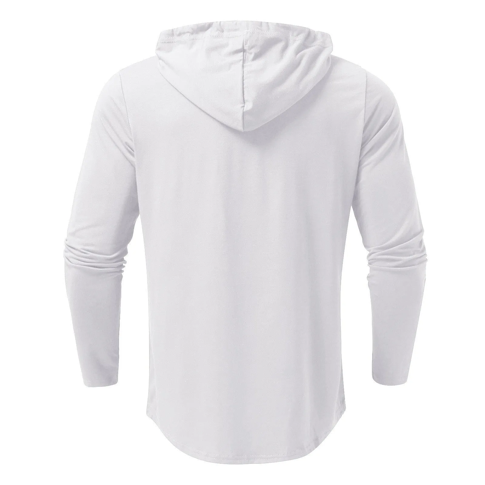 CASUAL QUARTER ZIP BUTTON DOWN HOODIE