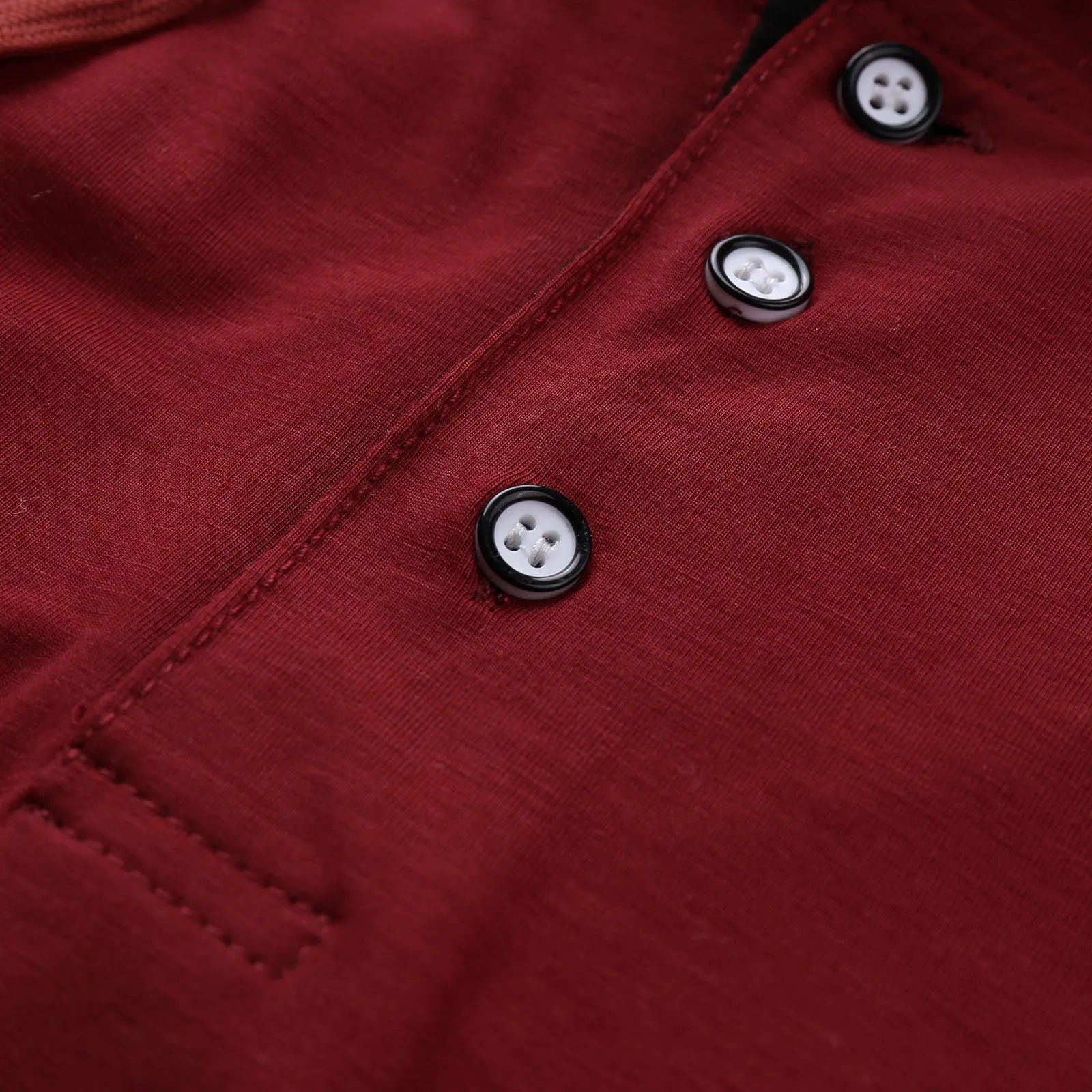 CASUAL QUARTER ZIP BUTTON DOWN HOODIE