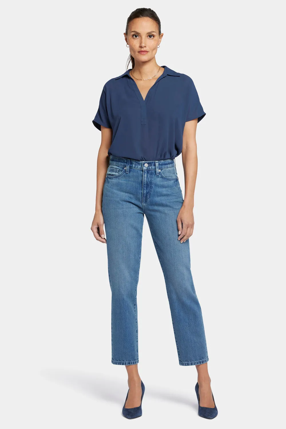 Charlotte Relaxed Jeans - Blue Island