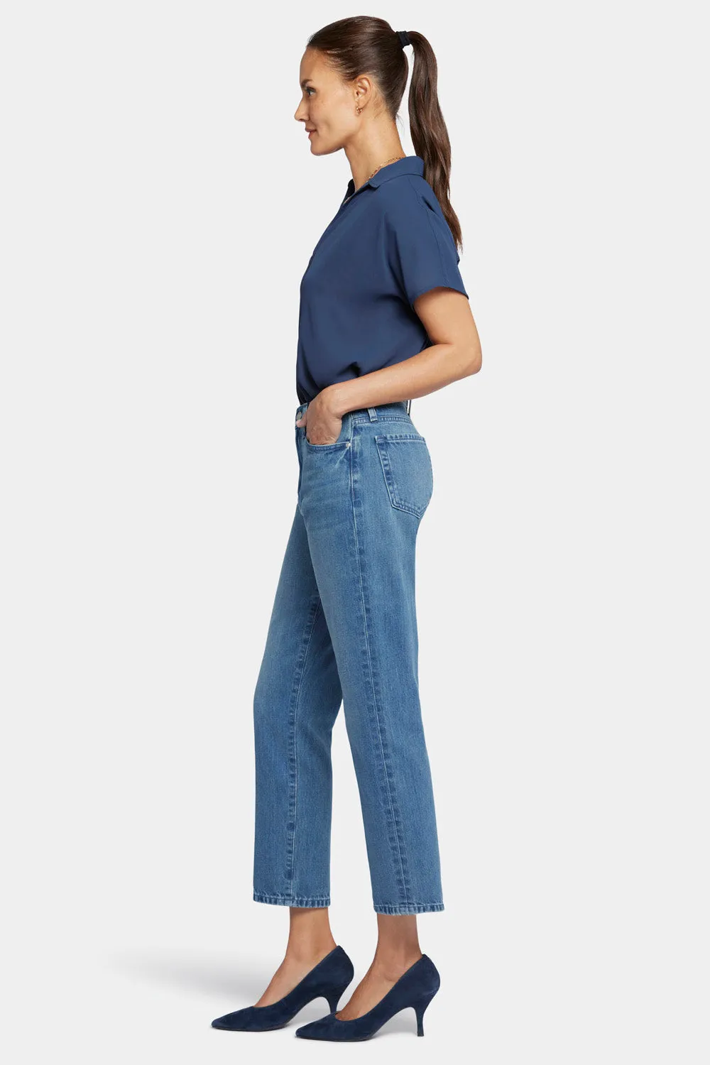 Charlotte Relaxed Jeans - Blue Island