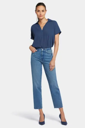 Charlotte Relaxed Jeans - Blue Island