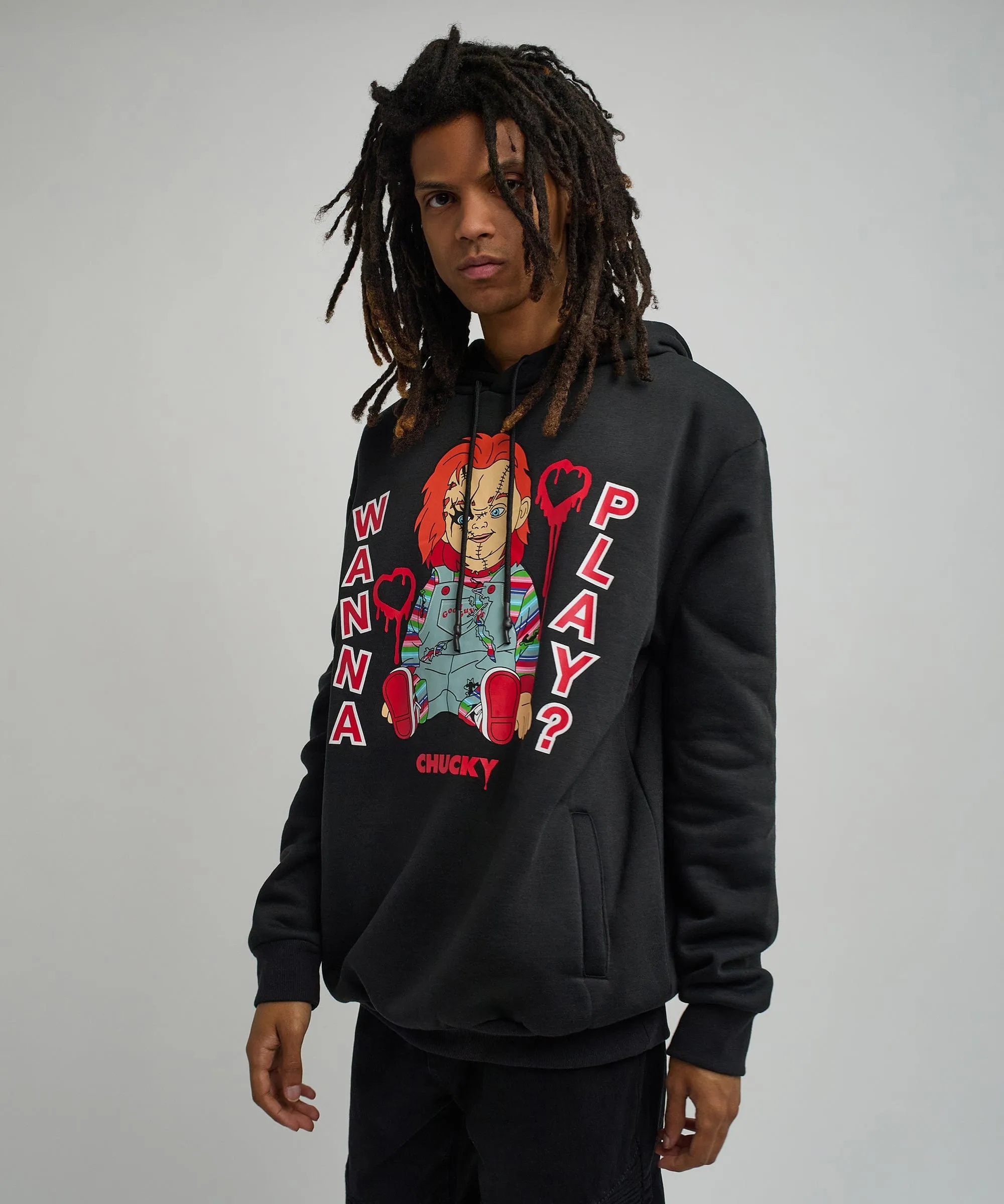 Chucky Blocks Graphic Print Hoodie