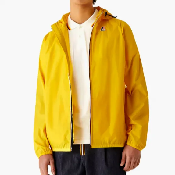 Claude Packable Unisex Rain Jacket (Yellow)