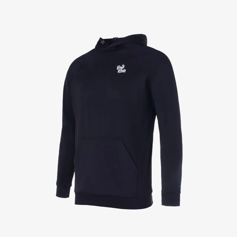 Clubhouse Script Hoodie in Black