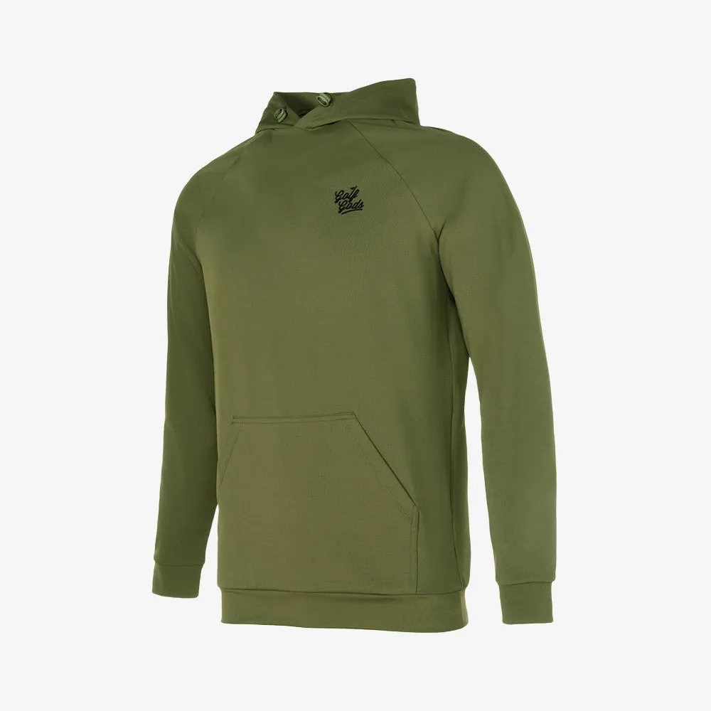 Clubhouse Script Hoodie in Green