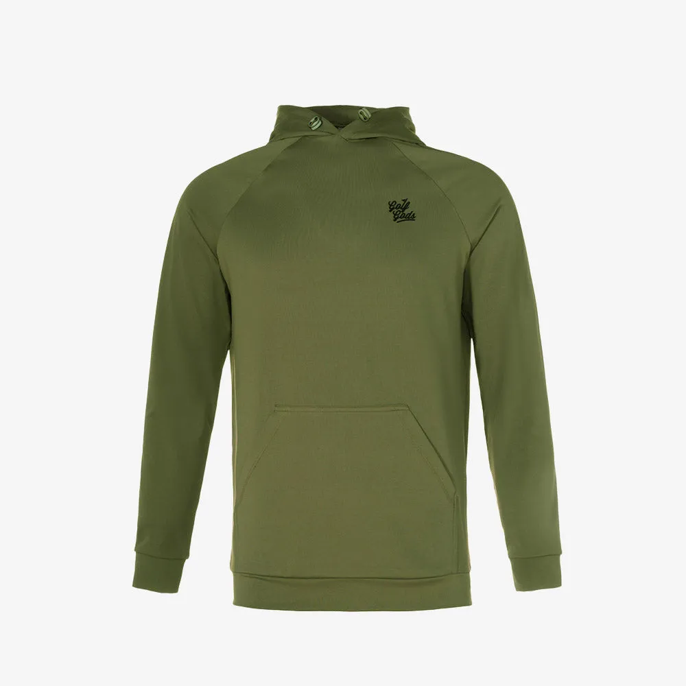 Clubhouse Script Hoodie in Green