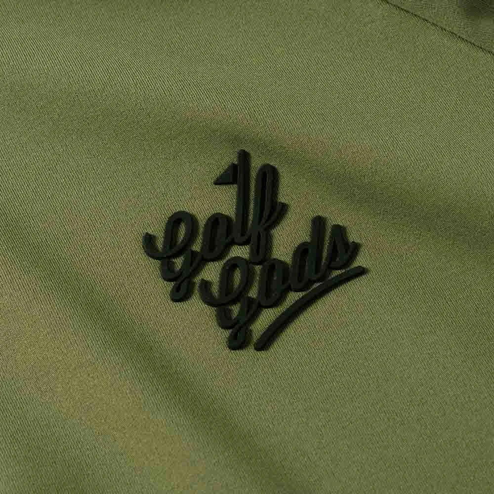 Clubhouse Script Hoodie in Green