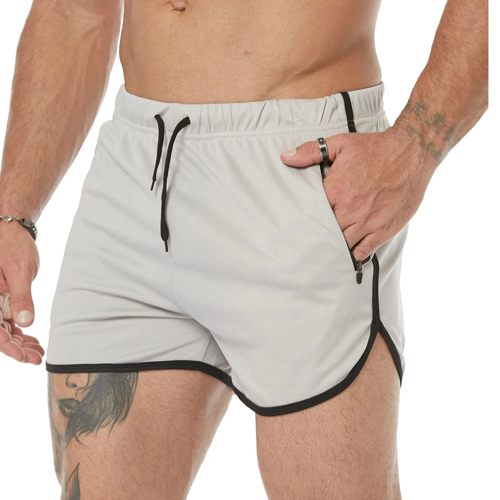 COLORFUL HOOCHIE DADDY 5'' INSEAM RUNNING SHORTS