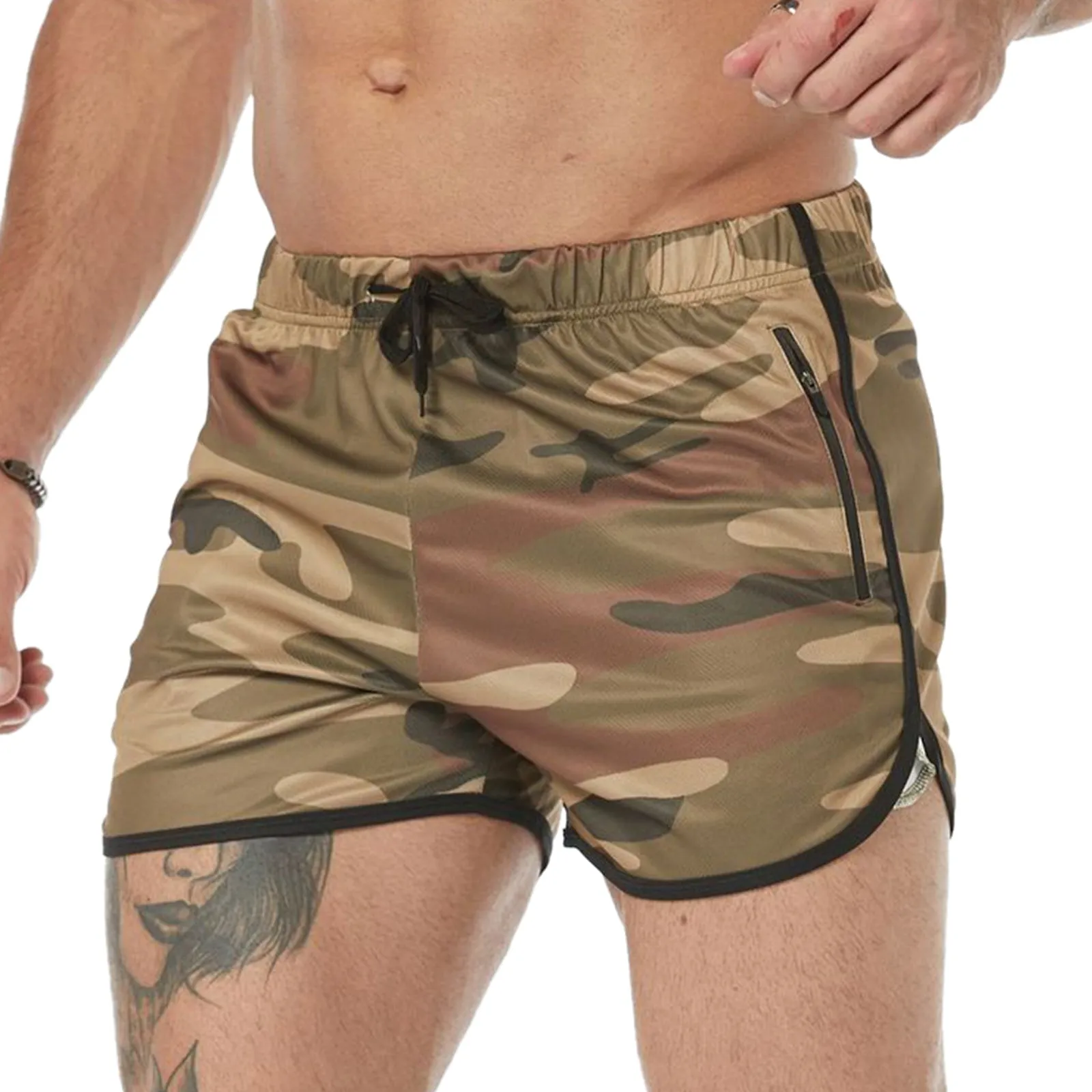 COLORFUL HOOCHIE DADDY 5'' INSEAM RUNNING SHORTS