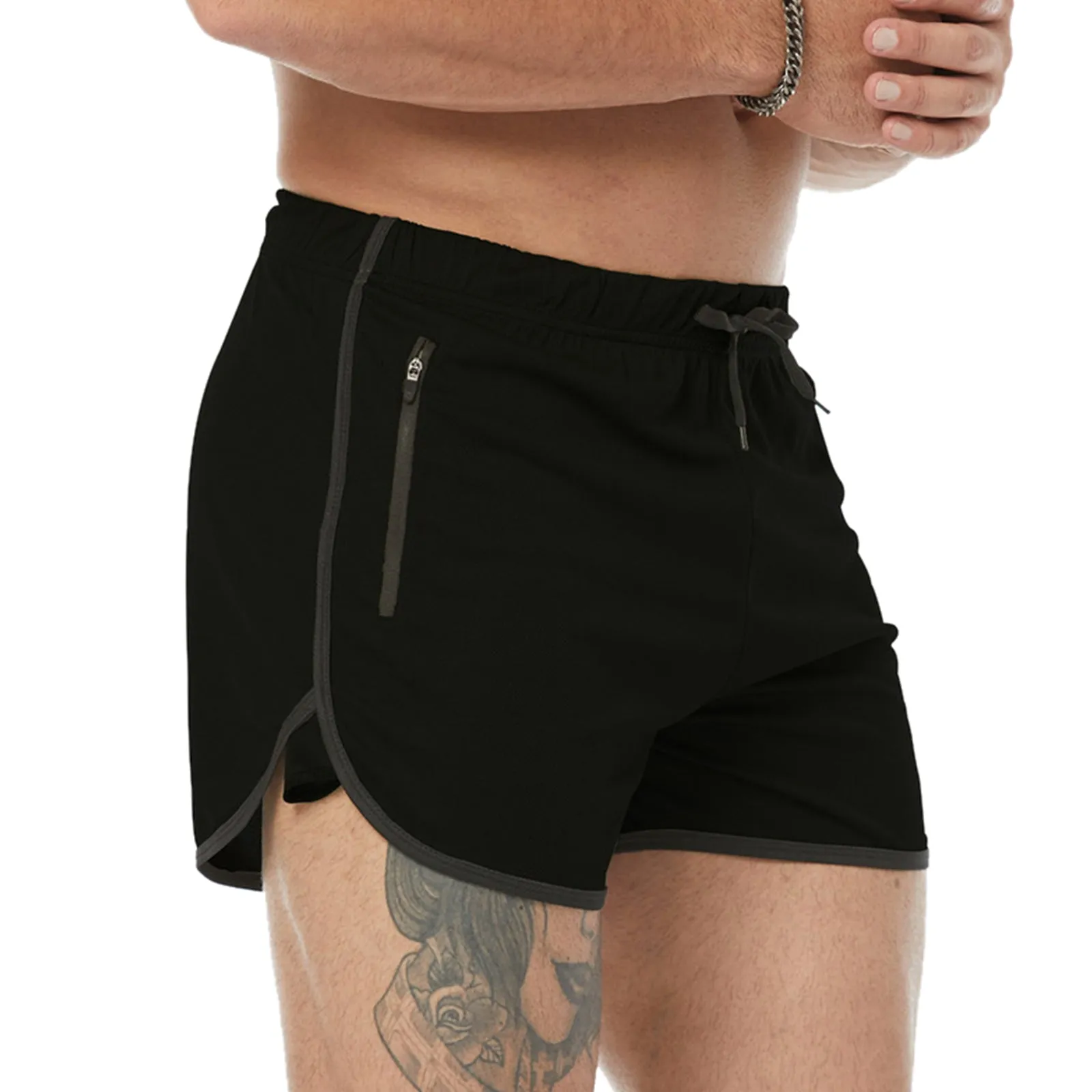 COLORFUL HOOCHIE DADDY 5'' INSEAM RUNNING SHORTS