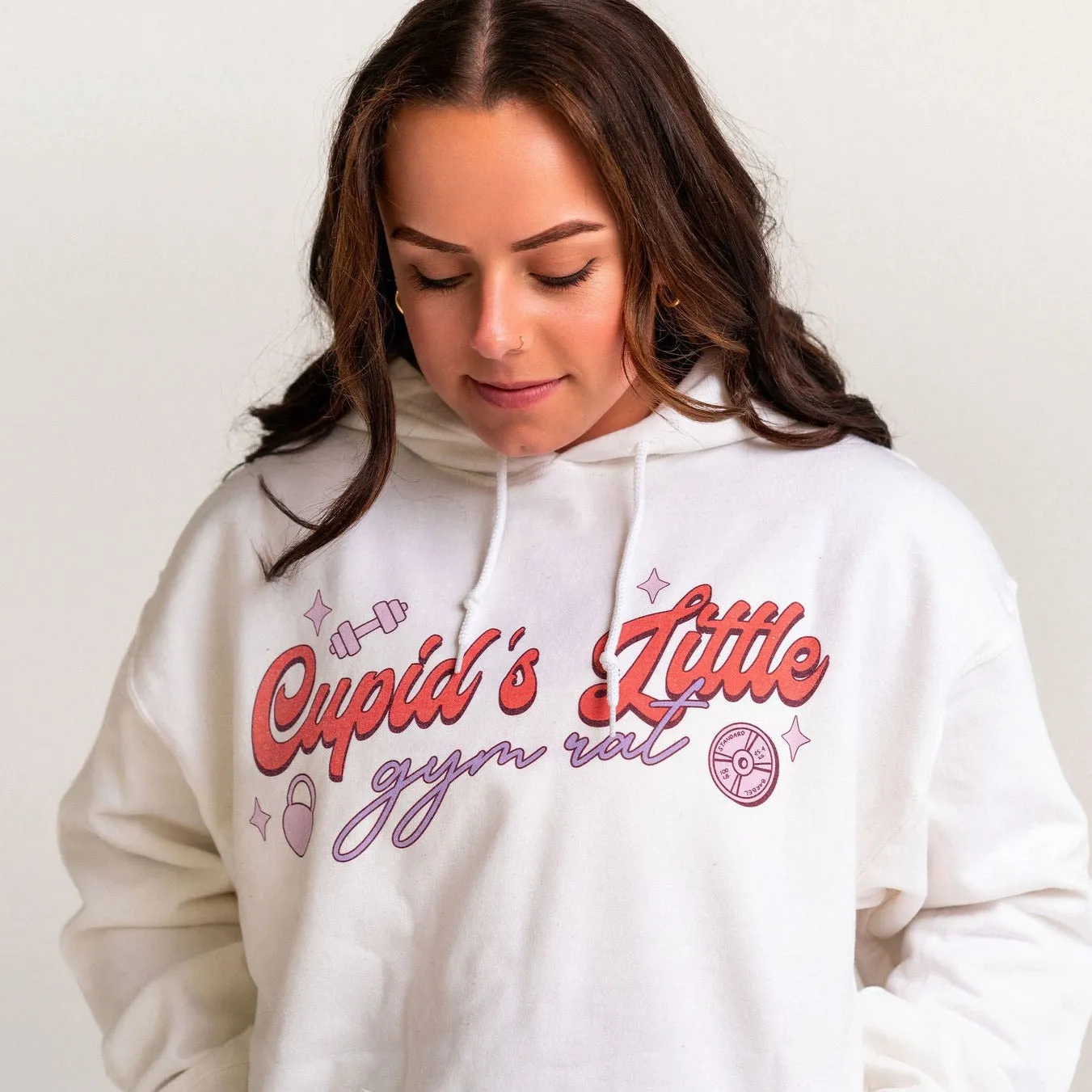 CUPID'S LITTLE GYM RAT - HOODIE