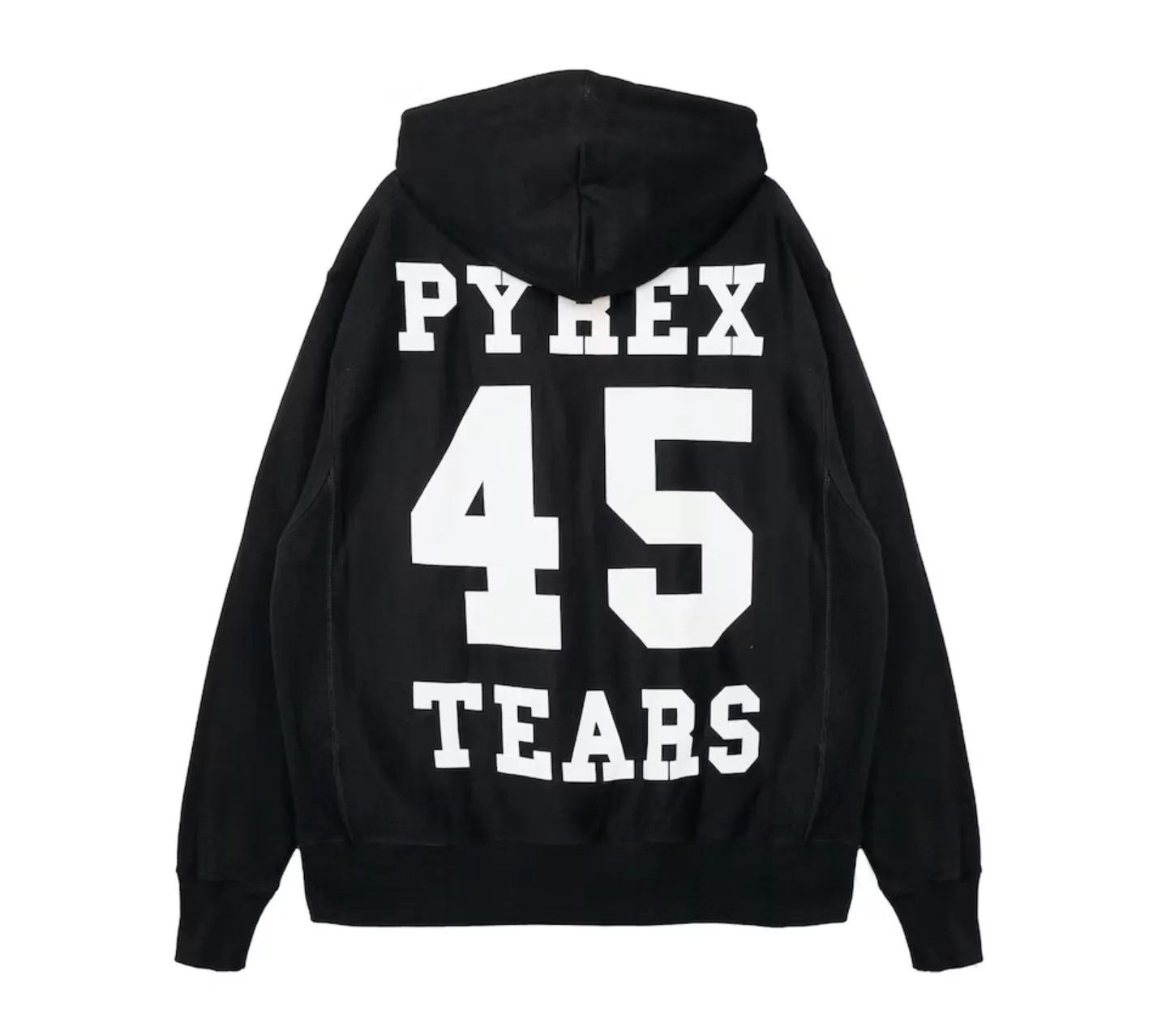 DENIM TEARS PYREX TEARS HOODIE BLACK