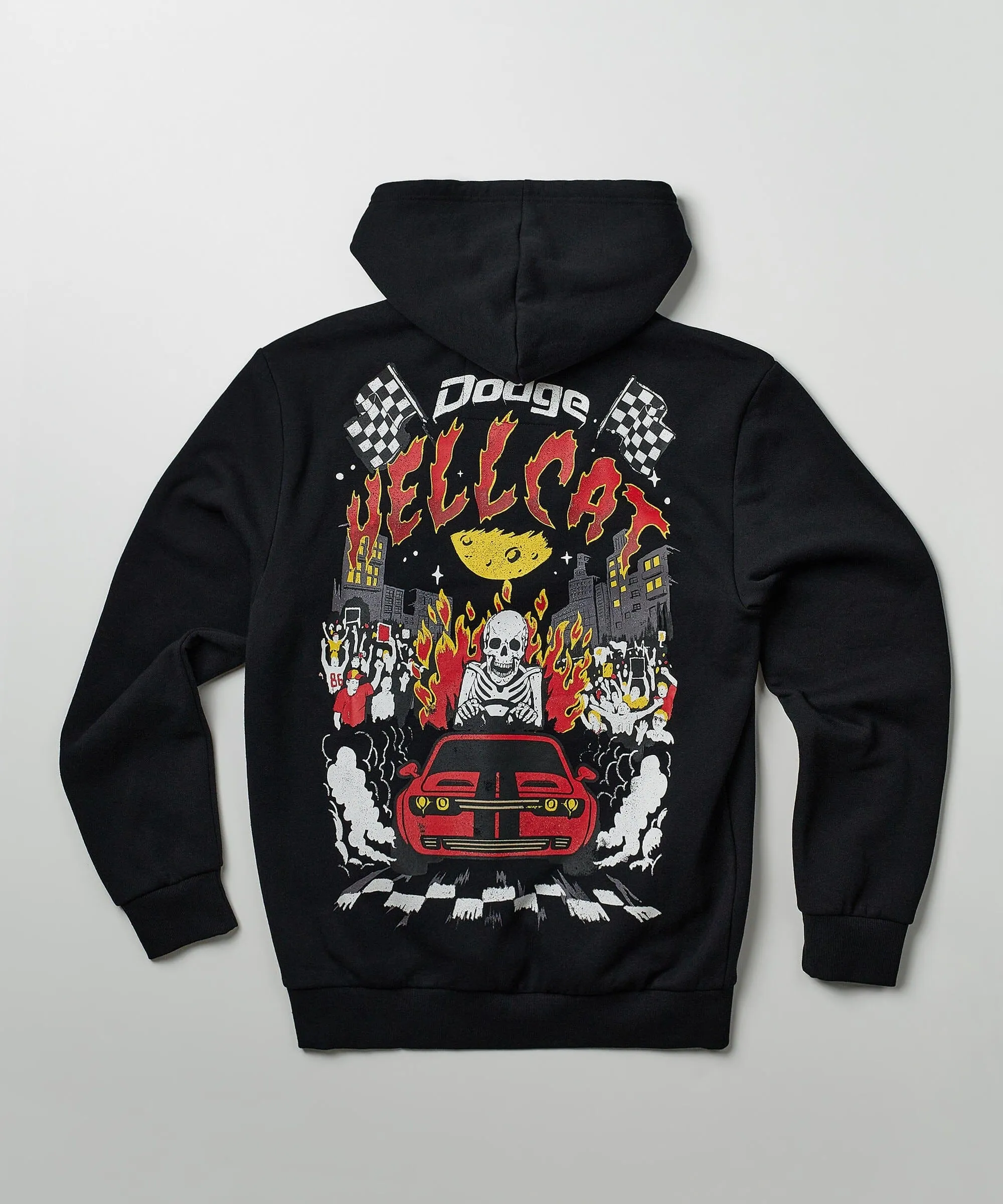 Dodge Moving Fast Pull Over Hoodie - Black