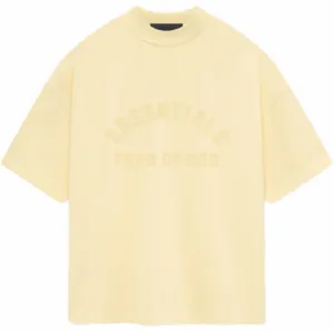 FEAR OF GOD Essentials heavy crewneck tee garden yellow (SS24)